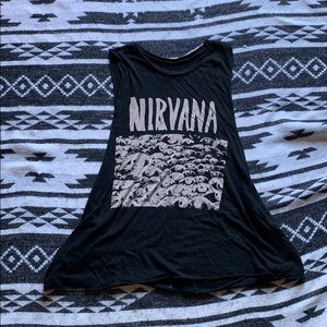 Nirvana muscle tee.
